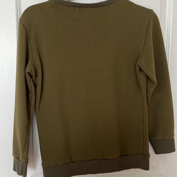 Green fall sweatshirt from the label - Picture 4 of 4